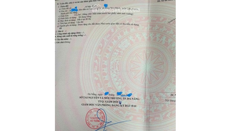 ĐẤT MẶT TIỀN ĐƯỜNG 10,5m GẦN NGAY BẾN XE ĐÀ NẴNG